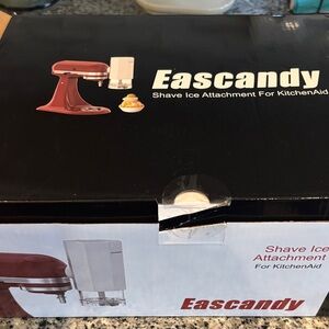Eascandy Shave Ice Attachment for KitchenAid - Red